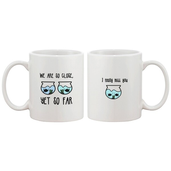 Shop Long Distance Relationship Ceramic Mug Cute Gifts ...