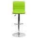 preview thumbnail 100 of 111, Modern Vinyl Stitch Back Adjustable Height Barstool - 16"W x 19"D x 35" - 44"H