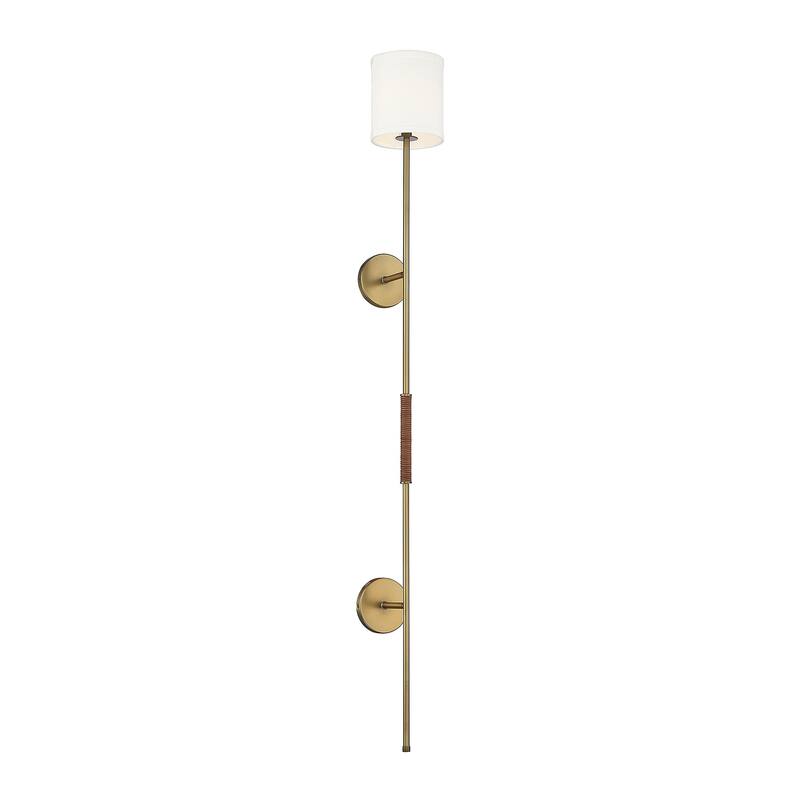 Bellevue SH90063 55" Tall Wall Sconce - Natural Brass