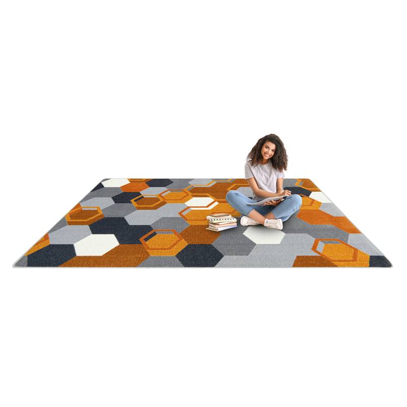 Joy Carpets Kid Essentials Team Up Area Rug