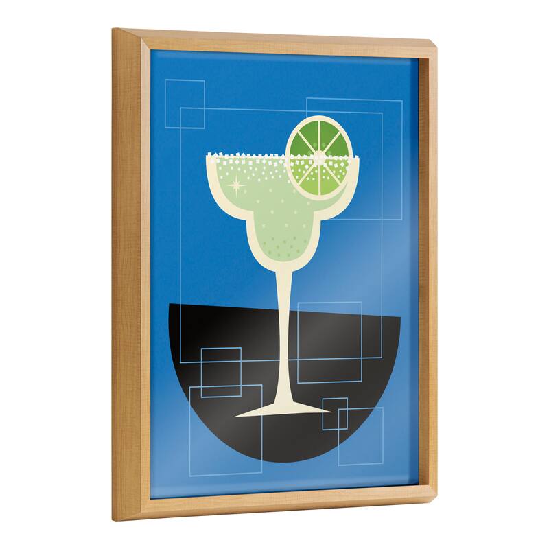 Kate and Laurel Blake Margarita Framed Printed Art by Amber Leaders - 16x20 - Natural