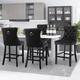 Option Black Velvet Set of 4