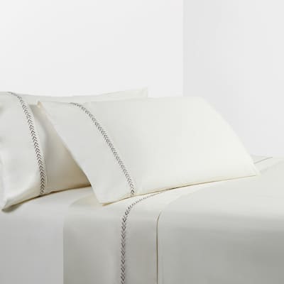 Paseo Road by Hiend Accents 350TC Southwestern Arrow Sheet Set, Cream, 4PC