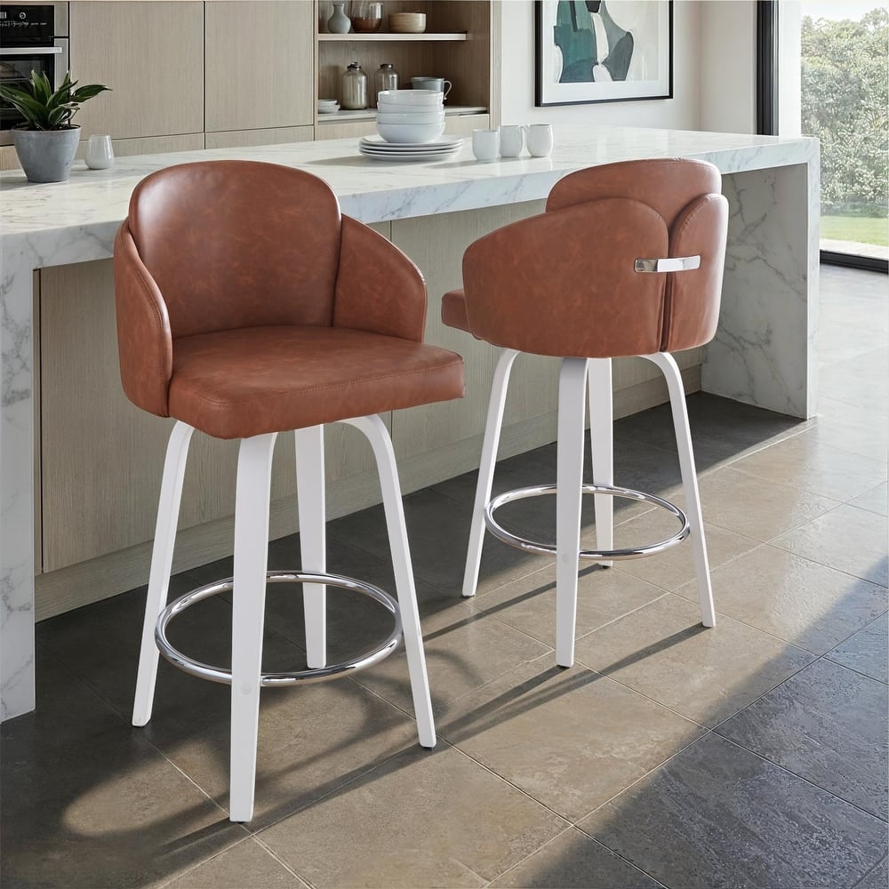 Dahlia 26" Fixed-Height Counter Stool - Set of 2