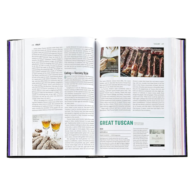 Graphic Image The Wine Bible Coffee Table Book, Leather, Burgundy