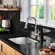 preview thumbnail 3 of 4, Karran 23" Undermount 16-Gauge Stainless Steel Single Bowl Kitchen Sink Kit