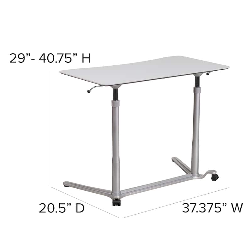 Ergonomic Height-adjustable Standing Computer Desk