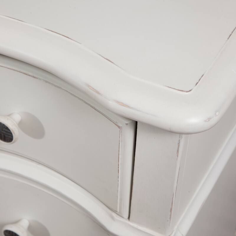 Roanoke 8-drawer Dove White Dresser and Mirror