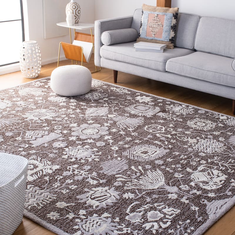 SAFAVIEH Handmade Glamour Adeliya Modern Viscose Rug
