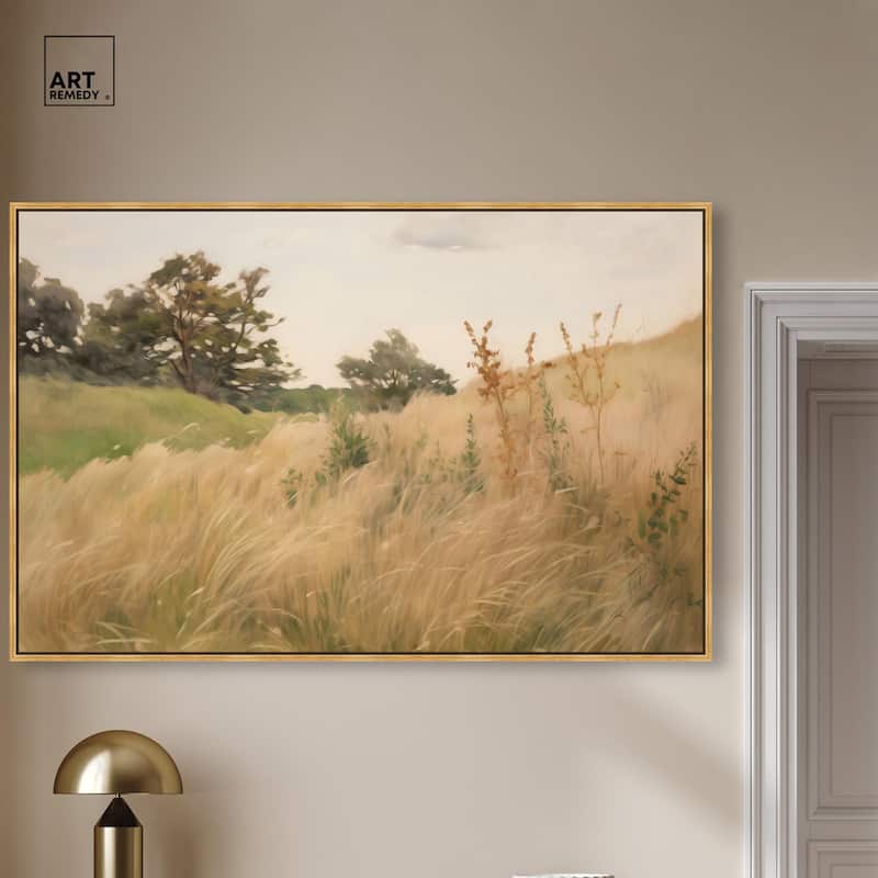 Cogon Grass Breeze I Canvas by Art Remedy