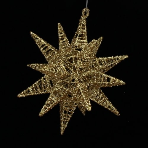 Gold Moravian Star