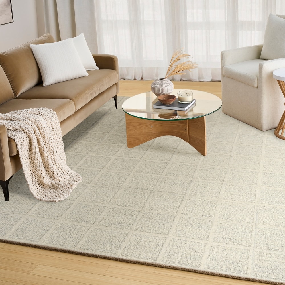 DKNY Pure Framework Indoor only Geometric Area Rug