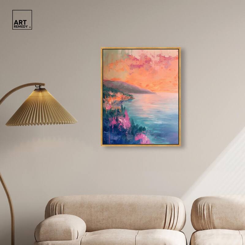 Tropical Twilight III Canvas by Art Remedy