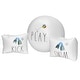 preview thumbnail 1 of 3, Rae Dunn: Swim Kick Play Water Wings & 12" Beach Ball -CocoNut Float, Water Inflatable & Durable Swim Aids, Kids Age 3+ - Multi