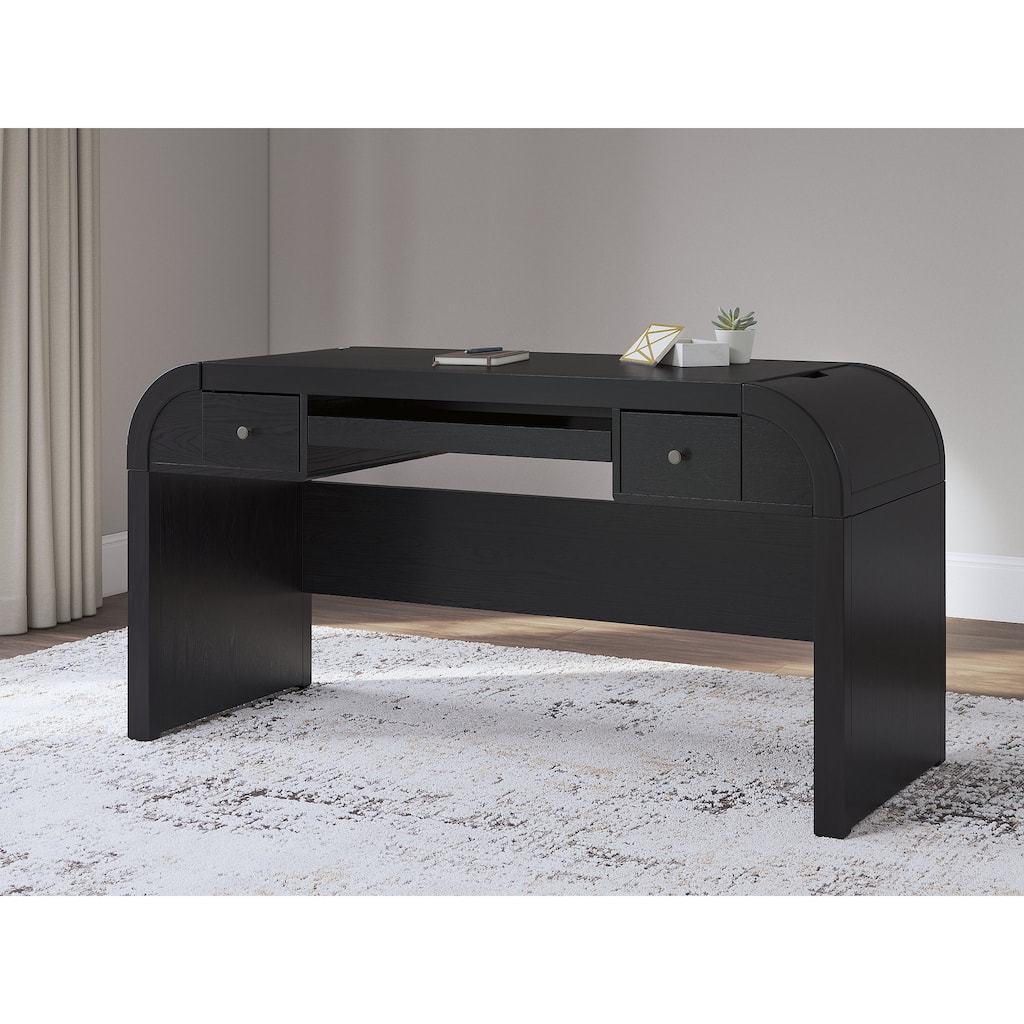 Signature Design by Ashley Rowanbeck Black 60" Home Office Desk