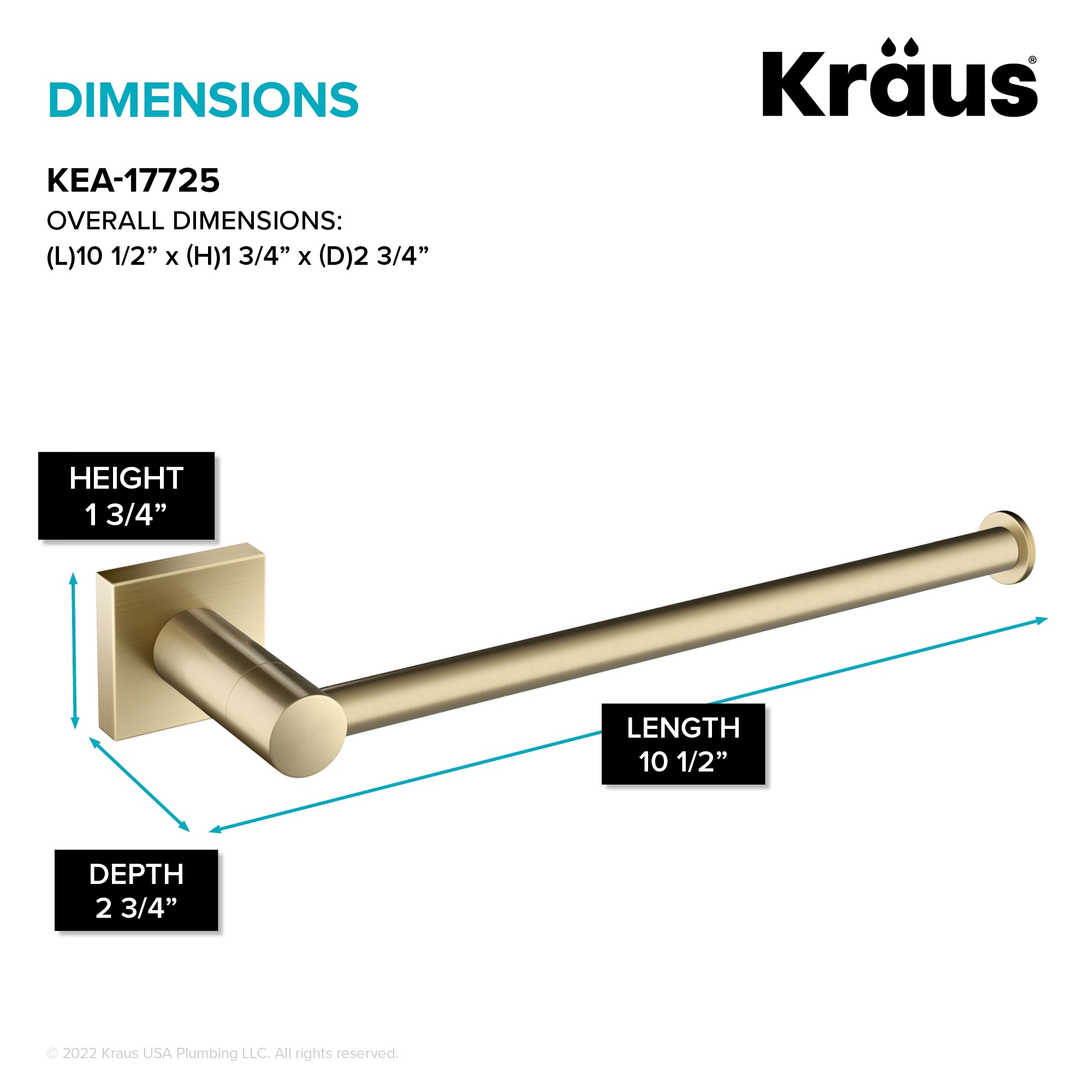 KRAUS Ventus Bathroom Towel Bar Bed Bath Beyond 24267210