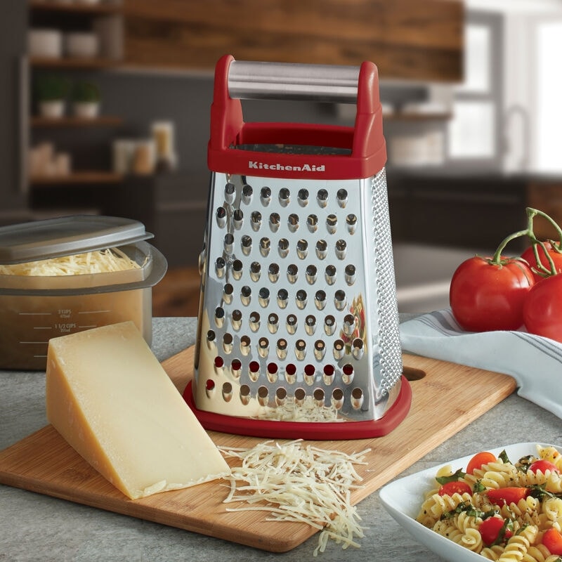 Faberware Box Grater Slicer 4 Way Steel Cheese Grater Handy Carry