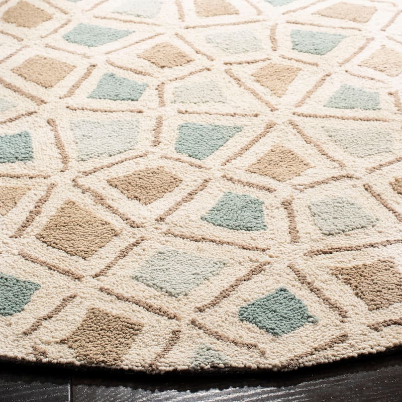 Martha Stewart by SAFAVIEH, Spring Wheel Mosaic Cotton Rug