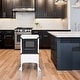 preview thumbnail 54 of 61, Kids Wooden Kitchen Step Stool with Safety Rails and Anti-Slip Mat, Kids Countertop Step Stools for Kids