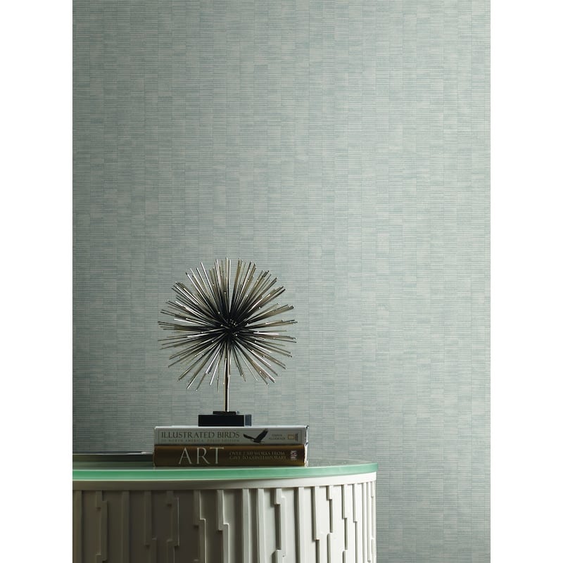 Roosevelt Capri 20.5 In W X 33 Ft L Wallpaper - Light Grey