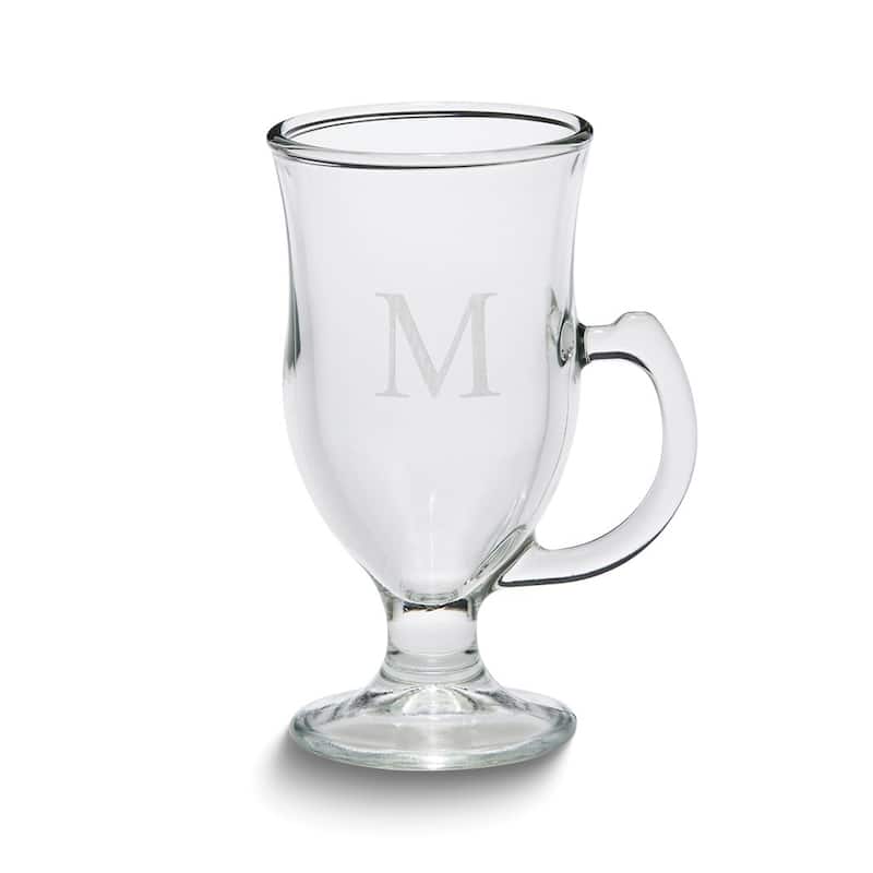 Curata Set of 12 Glass 8 Ounce Irish Coffee Mugs