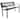 Costway Patio Park Garden Bench Porch Path Chair Outdoor Deck Steel