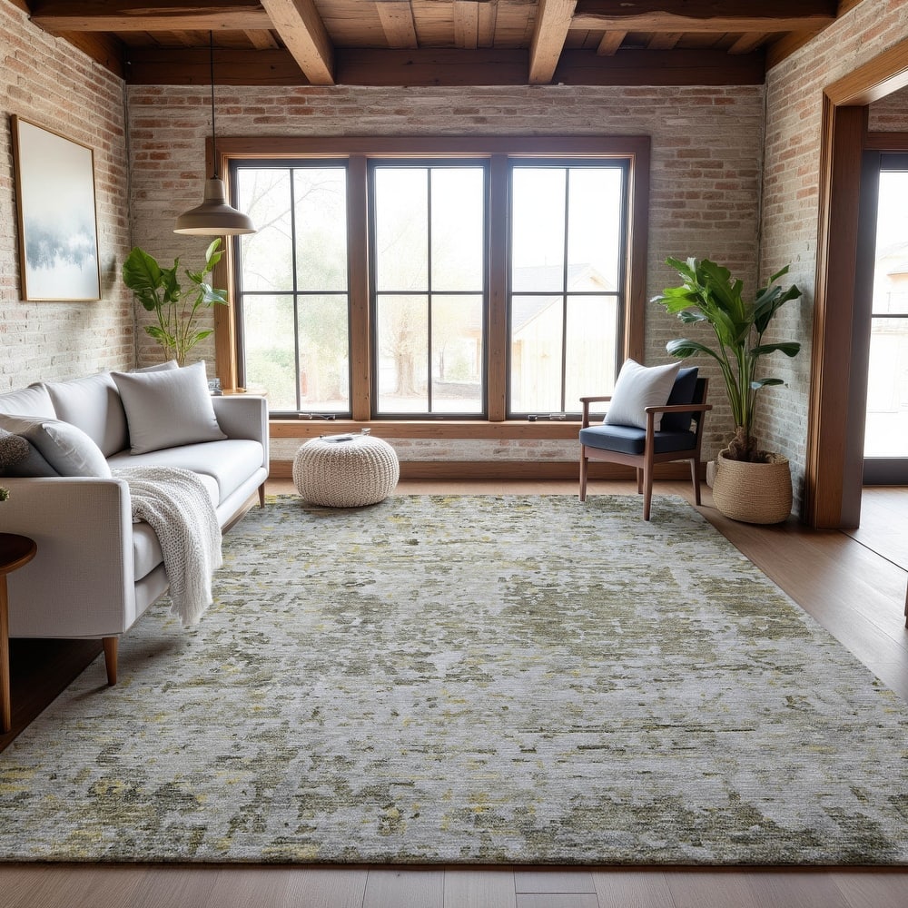 Premium Washable Super Soft Abstract Pixels Mayfield Rug