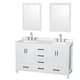 Option White, Chrome Trim, Giotto Quartz Top