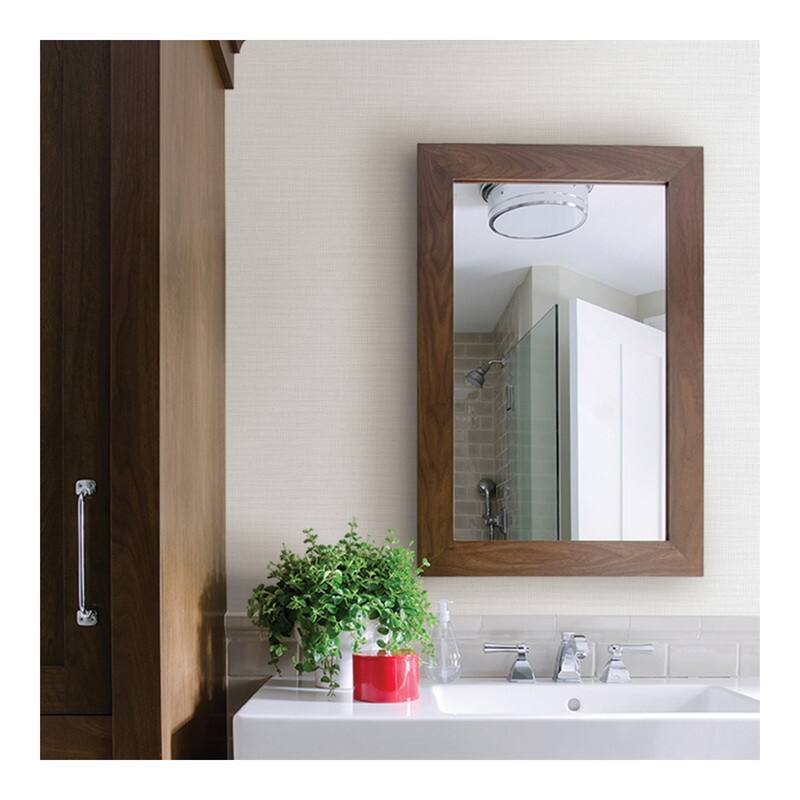 Advantage Zora Ivory Linen Texture Wallpaper - 21 x 396 x 0.025