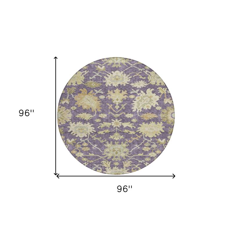 HomeRoots Floral Traditional Rectangle Outdoor Rug