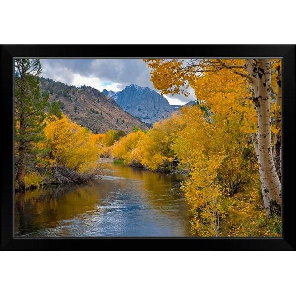 Shop Usa California River Through Eastern Sierra Nevada Mountains Black Framed Print On Sale Overstock 30201815