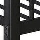 preview thumbnail 4 of 3, Metal Twin XL/Queen Bunk Bed, Black Sand