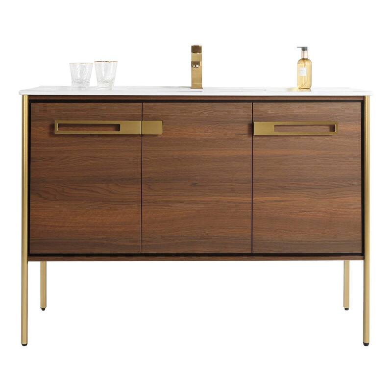 Fine Fixtures Oakville Bathroom Vanity with White Ceramic Sink