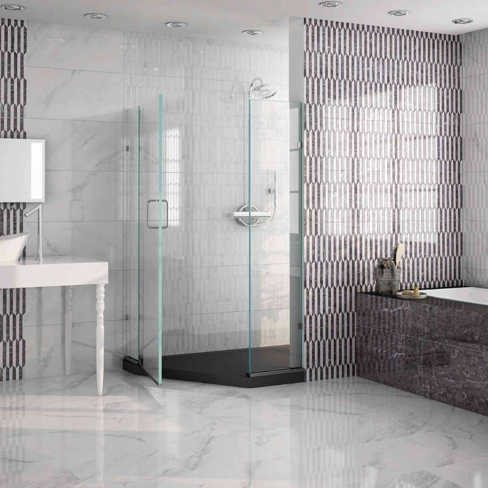 The Tile Life Tobay 18x18 White Porcelain Floor & Wall Tile