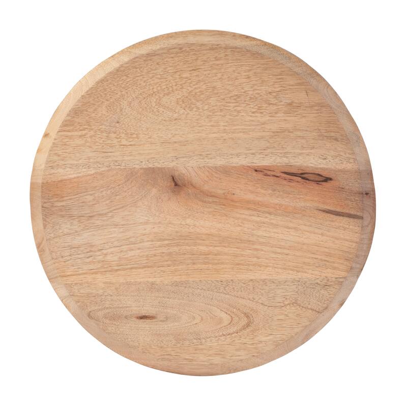 Edison 20-27 in. Adjustable Seat Height Iron and Wood Bar Stool