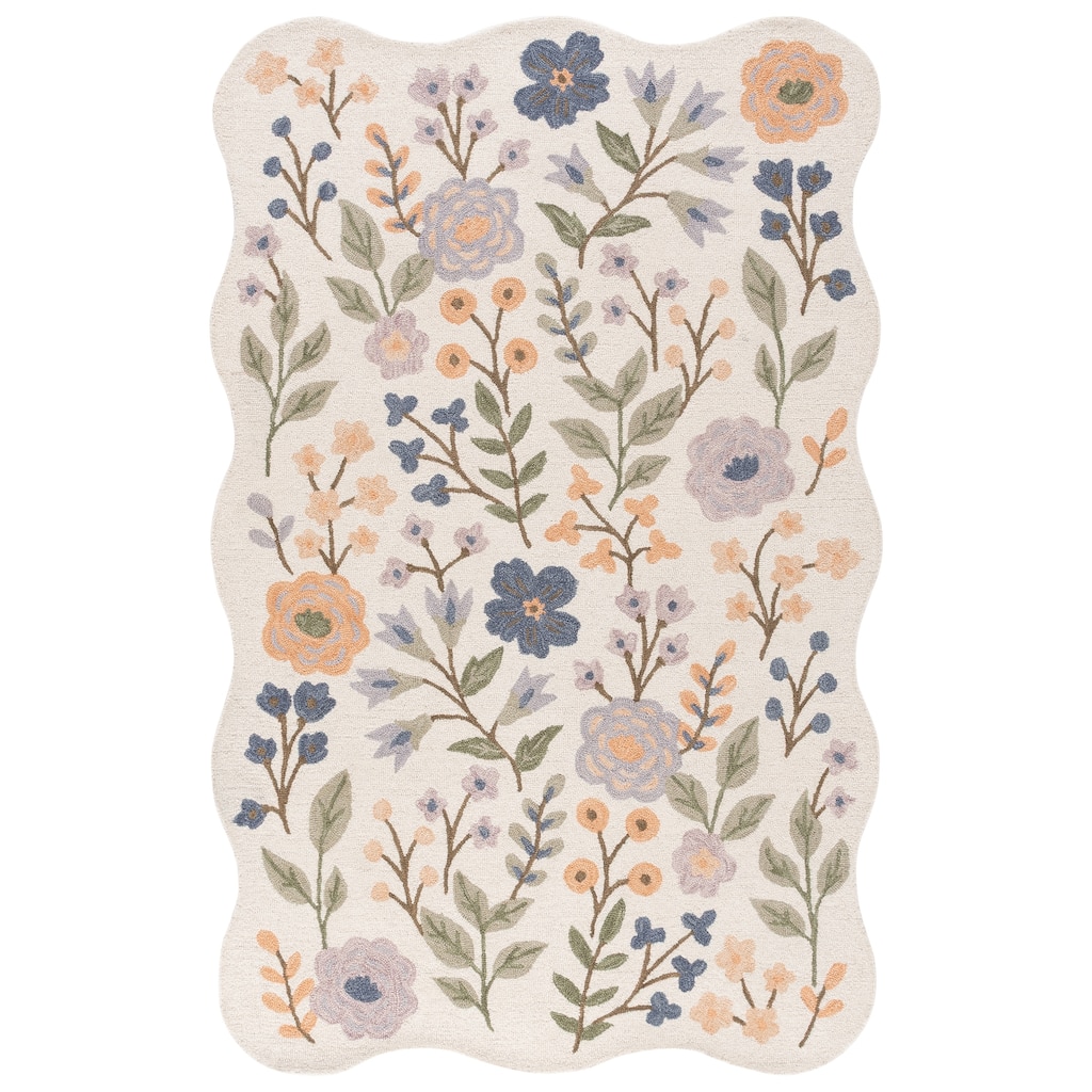 SAFAVIEH Handmade Jardin Mitrita Shabby Elegance Wool Rug