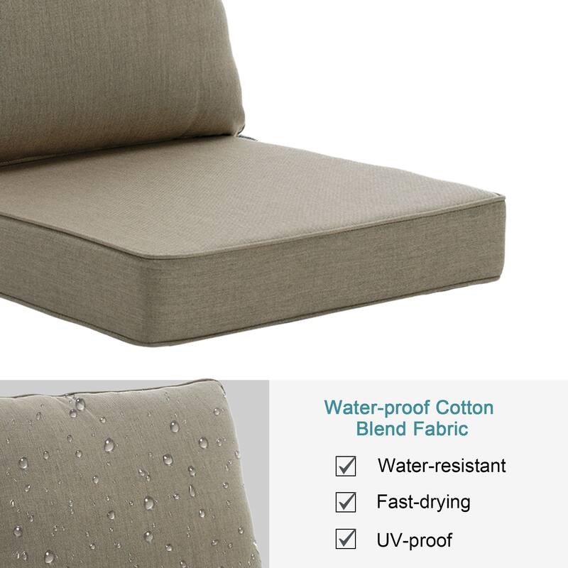 Sunbrella Indoor Outdoor Chair Cushion and Pillow