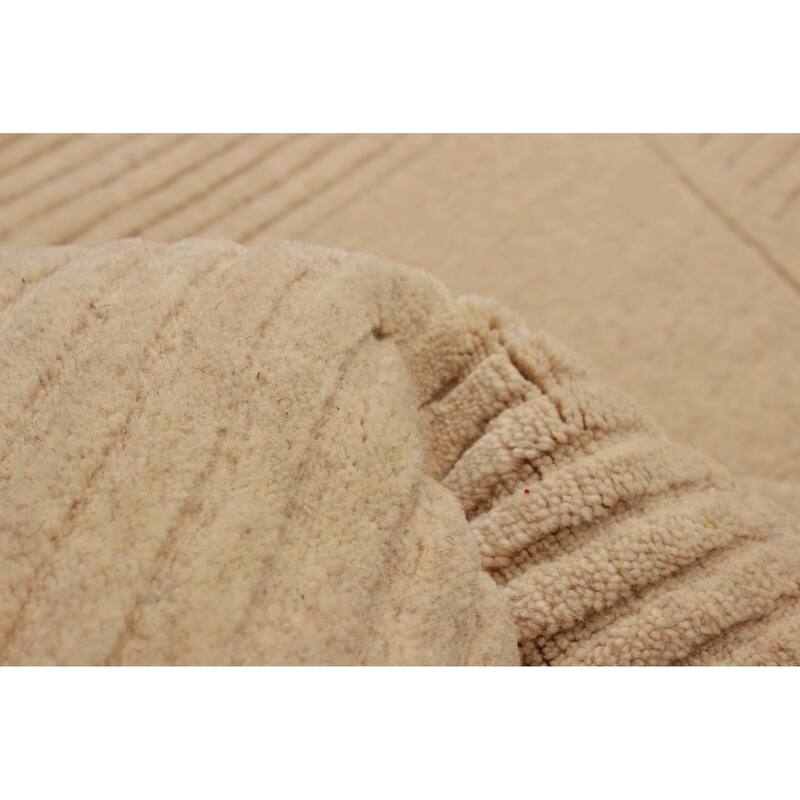 Kashkuli Gabbeh Beige Rug 4'0" x 4'0" - 4'0 x 4'0