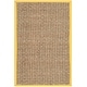 preview thumbnail 77 of 169, SAFAVIEH Natural Fiber Marina Basketweave Seagrass Rug 2' x 3' - Natural/Gold