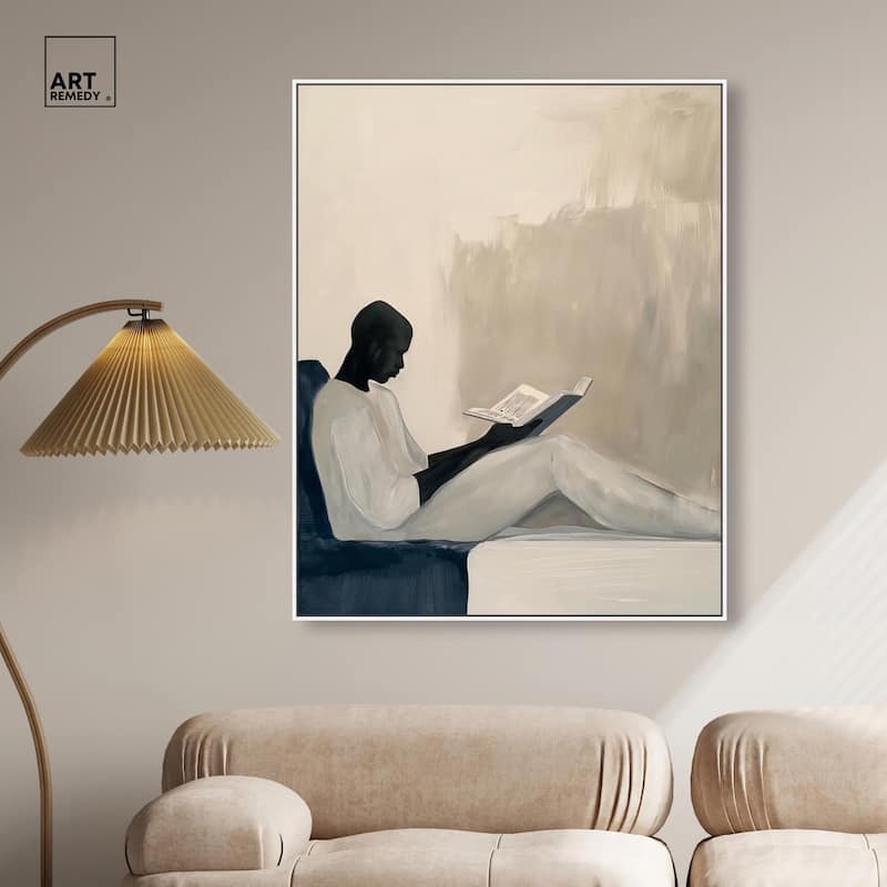 Void Reader I Canvas by Art Remedy