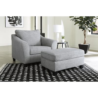 Signature Design by Ashley Mathonia Gray 2-Piece Upholstery Package - 47" W x 40" D x 41" H