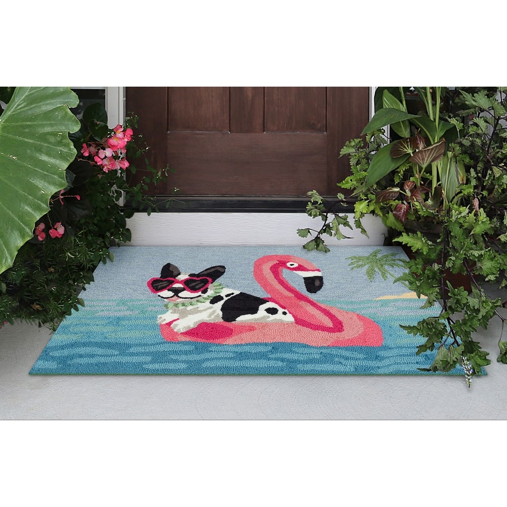 Liora Manne Frontporch Sit Stay Vacay Indoor/Outdoor Area Rug