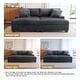 preview thumbnail 89 of 116, Modular Armchair and Ottoman Set with Adjustable Headrest, Flannel Upholstery