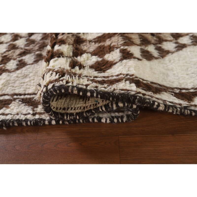 Natural Dye Tribal Anatolian Runner Rug Handmade Turkish Wool Carpet - 2'9"x 11'4"