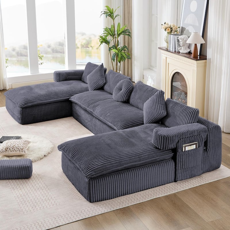 149" Oversized Sectional Couches U Shaped Modular sofa