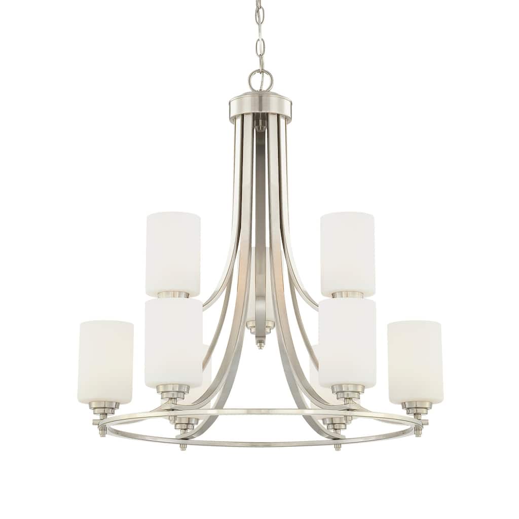 Millennium Lighting Bristo 9 Light 2 Tier Chandelier