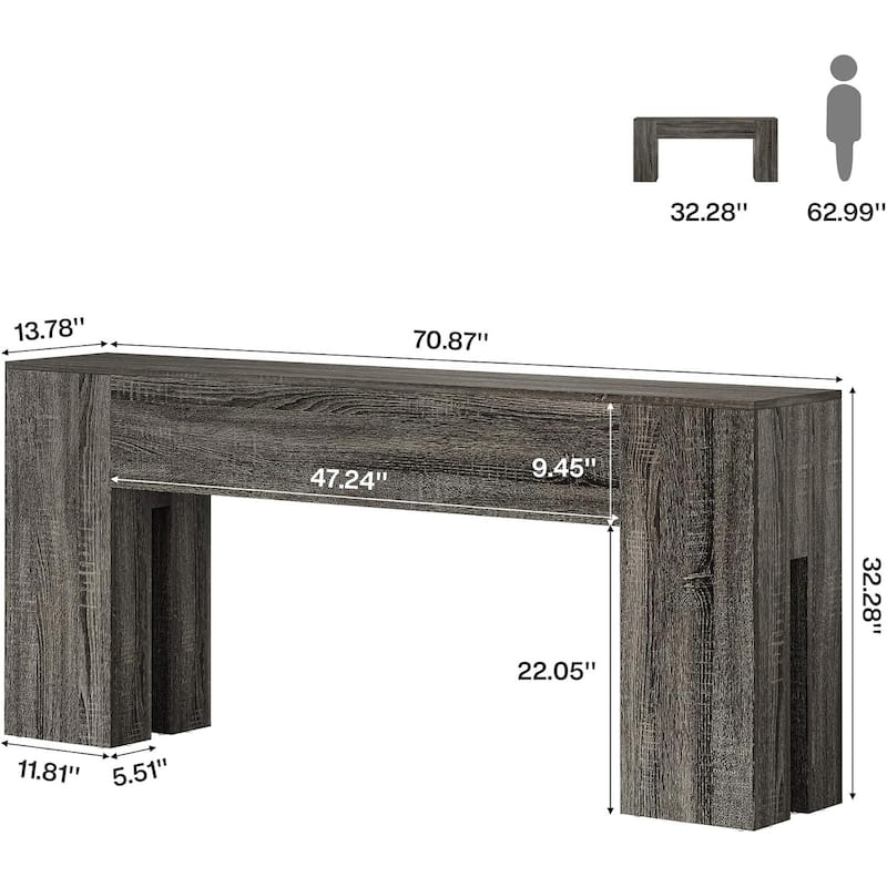 71'' Long Console Table for Entryway