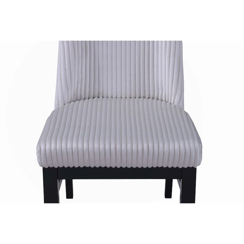 2pc Contemporary Upholstered Side Chair,only chairs