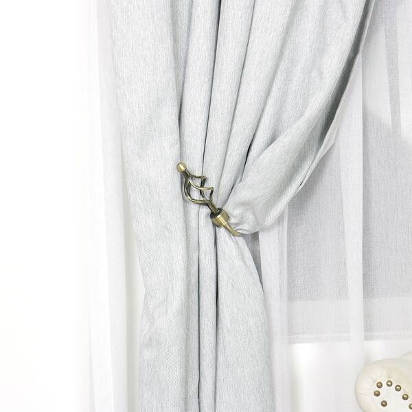 Shop Curtains Tieback Hooks U Style Metal Tie Hold Backs Window