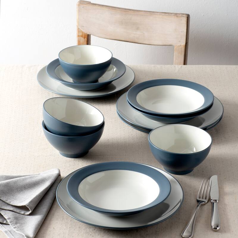 Noritake Colorwave 12-Piece Coupe Dinnerware Set, Service For 4